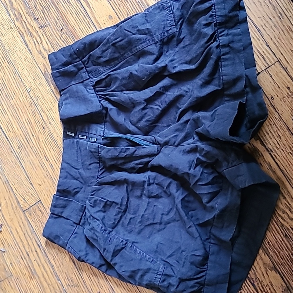 French connection black size 4 shorts